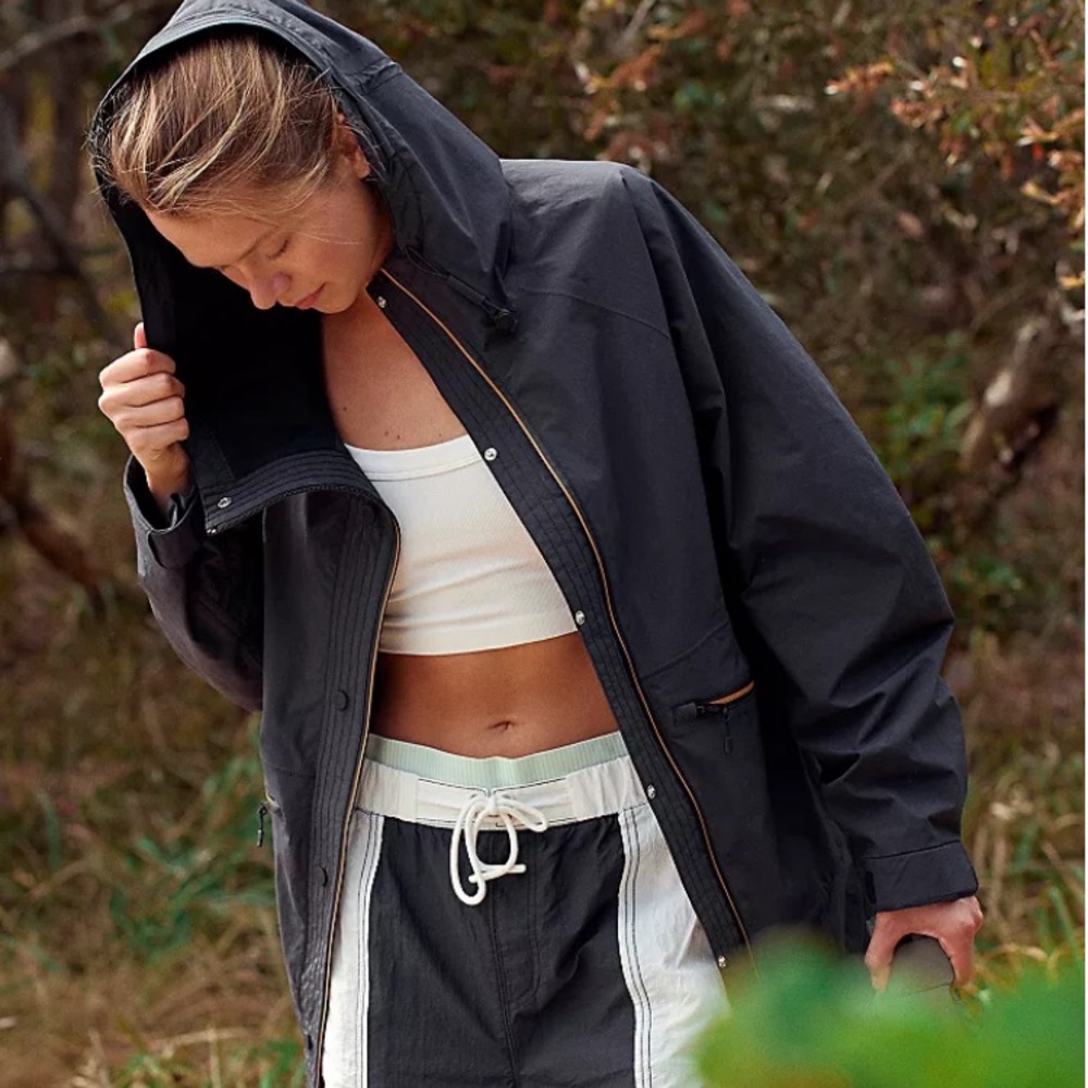 ISO Free People “Singing in the rain packable jacket”